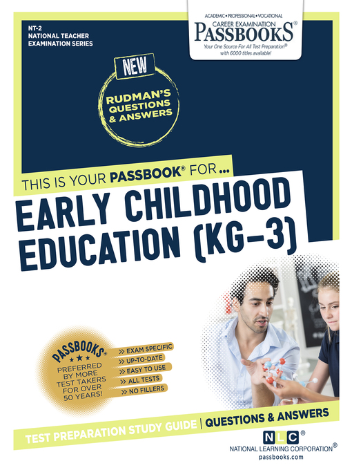 Title details for EARLY CHILDHOOD EDUCATION (KG.-3) by National Learning Corporation - Available